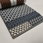 Próbnik kolekcji kaleidoscope z wzorami sandglass moonlight blue 02, scale shard tile