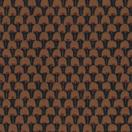 Żakardowa tkanina meblowa z kolekcji kaleidoscope Scale tawny brown 37