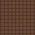 Geometryczna tkanina meblowa z kolekcji kaleidoscope Tile tawny brown 37